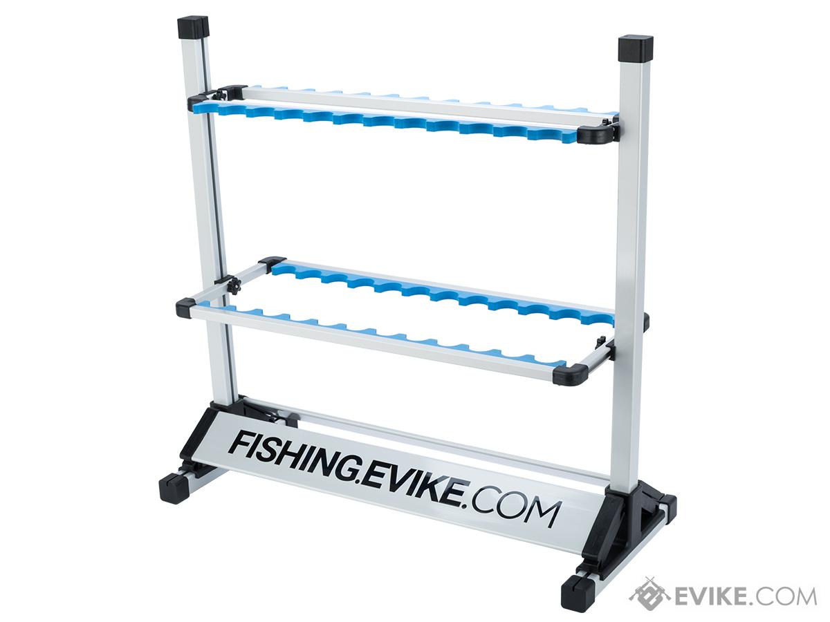 Customized 24 Fishing Rod Storage Rack | Weatherproof Outdoor Storage Stand | StoreYourBoard