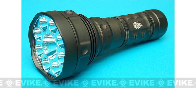 G&P HellFire 1800 Lumen 9X Torch CREE LED Tactical Light