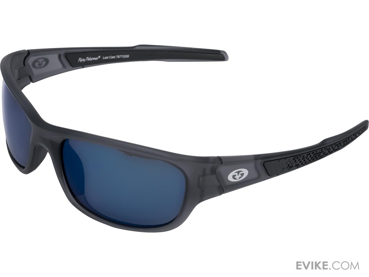 Flying Fisherman Last Cast Polarized Sunglasses (Color: Granite w/ Smoke Blue Lens)