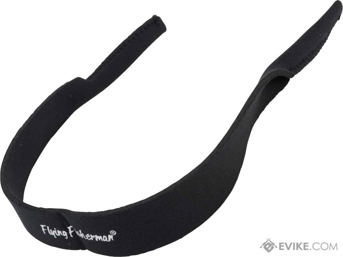 Flying Fisherman Neoprene Glasses Retainer (Color: Black)