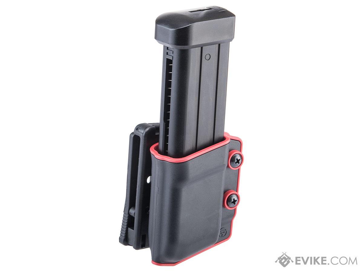 FMA Competition Style Polymer Pistol Double Stack Mag Pouch (Color: Red)