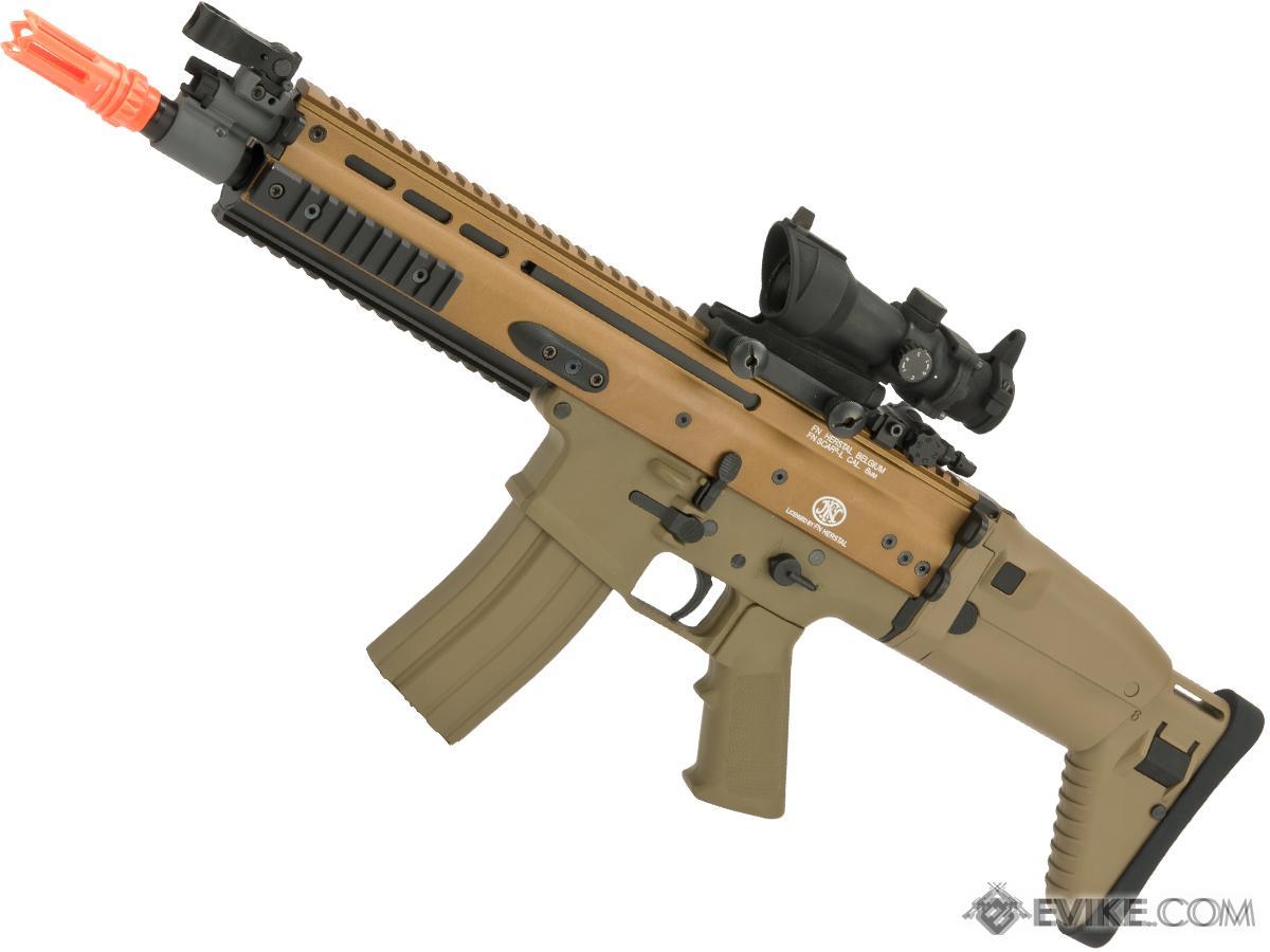 FN Herstal Licensed Full Metal SCAR-L Airsoft AEG Rifle by Cybergun (Color: Tan)