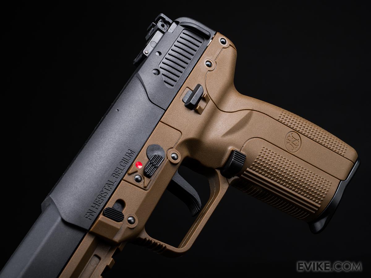 FN x Five-seveN® Airsoft GBB Pistol - Cybergun (Color: Flat Dark
