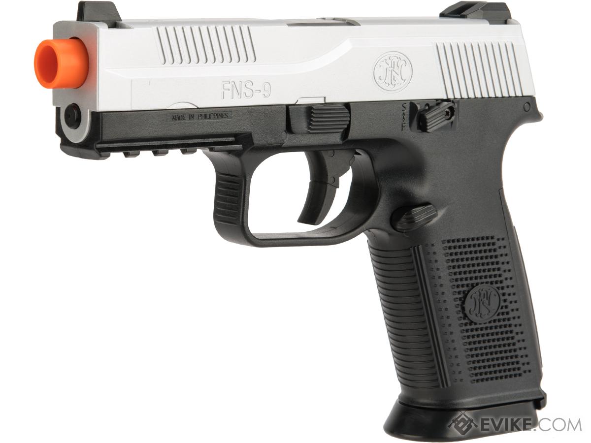 FN Herstal FNS-9 Airsoft Spring Pistol by CyberGun (Color: Two-Tone / Gun Only)