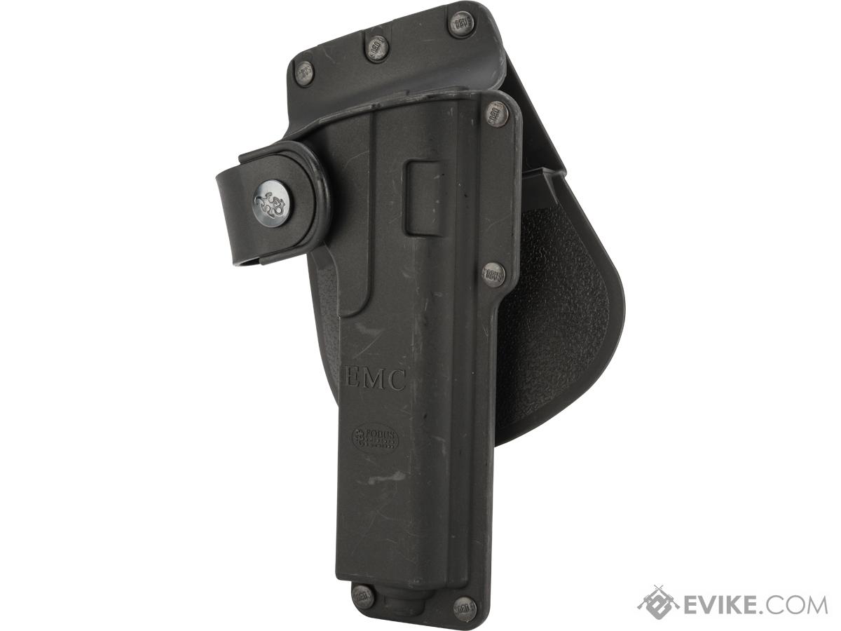 Fobus Tactical Duty Holster w/ Active Retention (Model: 1911 w/ 5 Barrel w/ or w/o Light or Laser / Paddle)