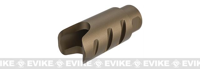 G&G Aluminum Airsoft Muzzle Brake / Sound Amplifier - Tan