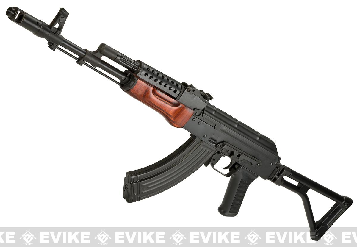 LCT Airsoft G-03 NV Full Metal Airsoft AEG with Real Wood Furniture and Side Folding Stock