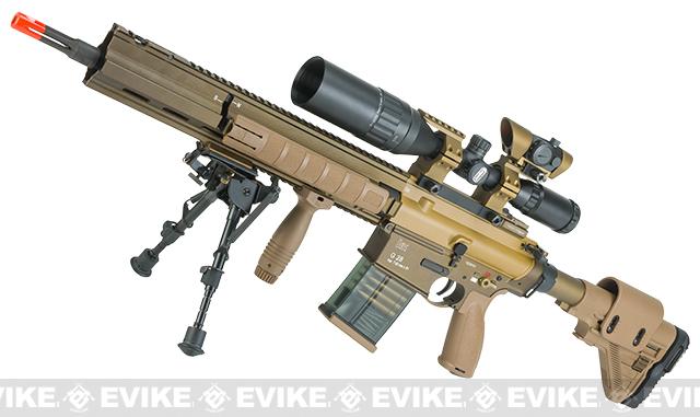 Elite Force / Umarex H&K G28 Airsoft AEG Designated Marksman Rifle by VFC - Dark Earth / Limited Edition Kit