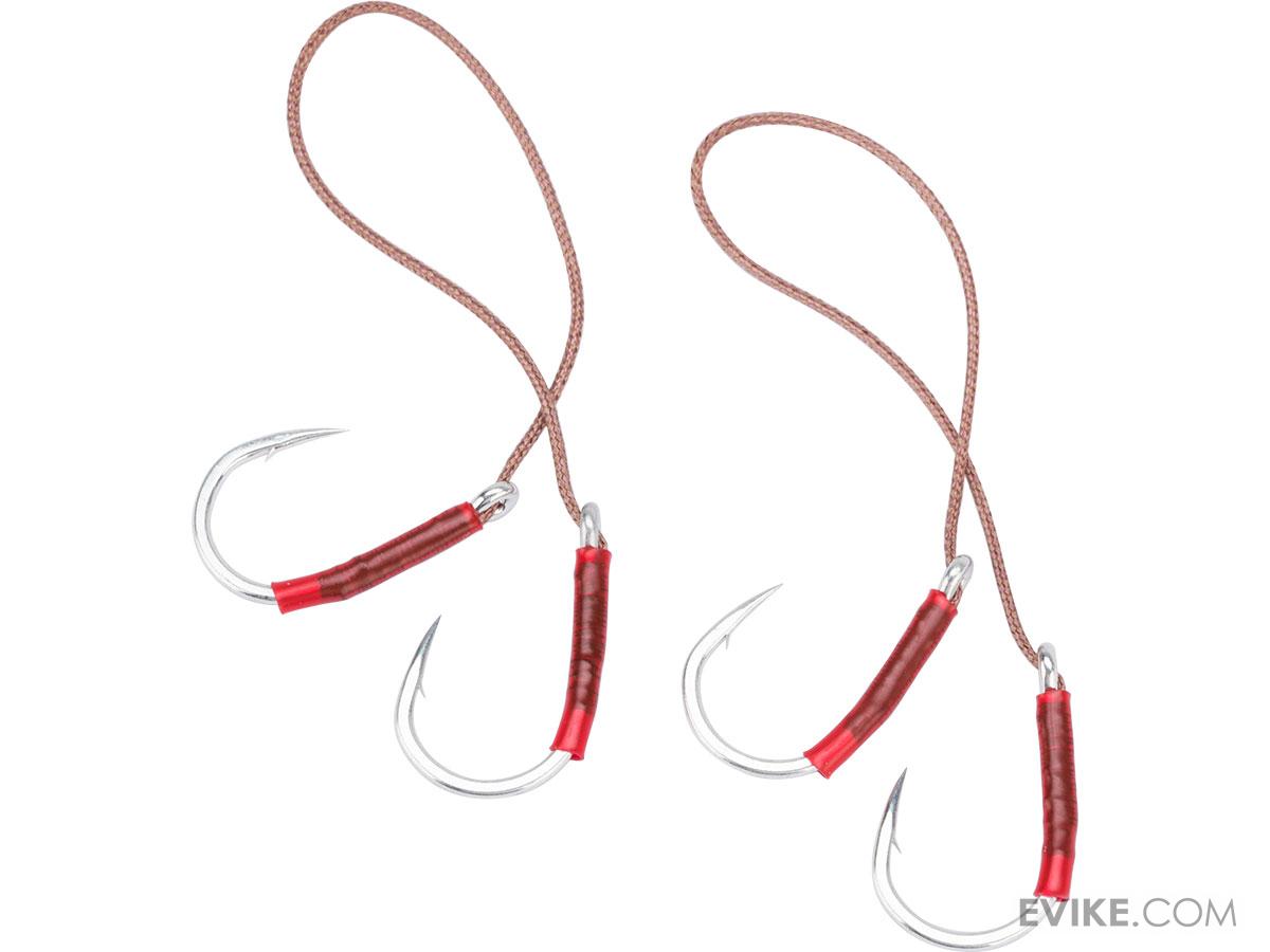 Hameçons Gamakatsu Assist SLJ Super Light Jigging Taille 4 (GA-053) – Neuf, Lot De 2