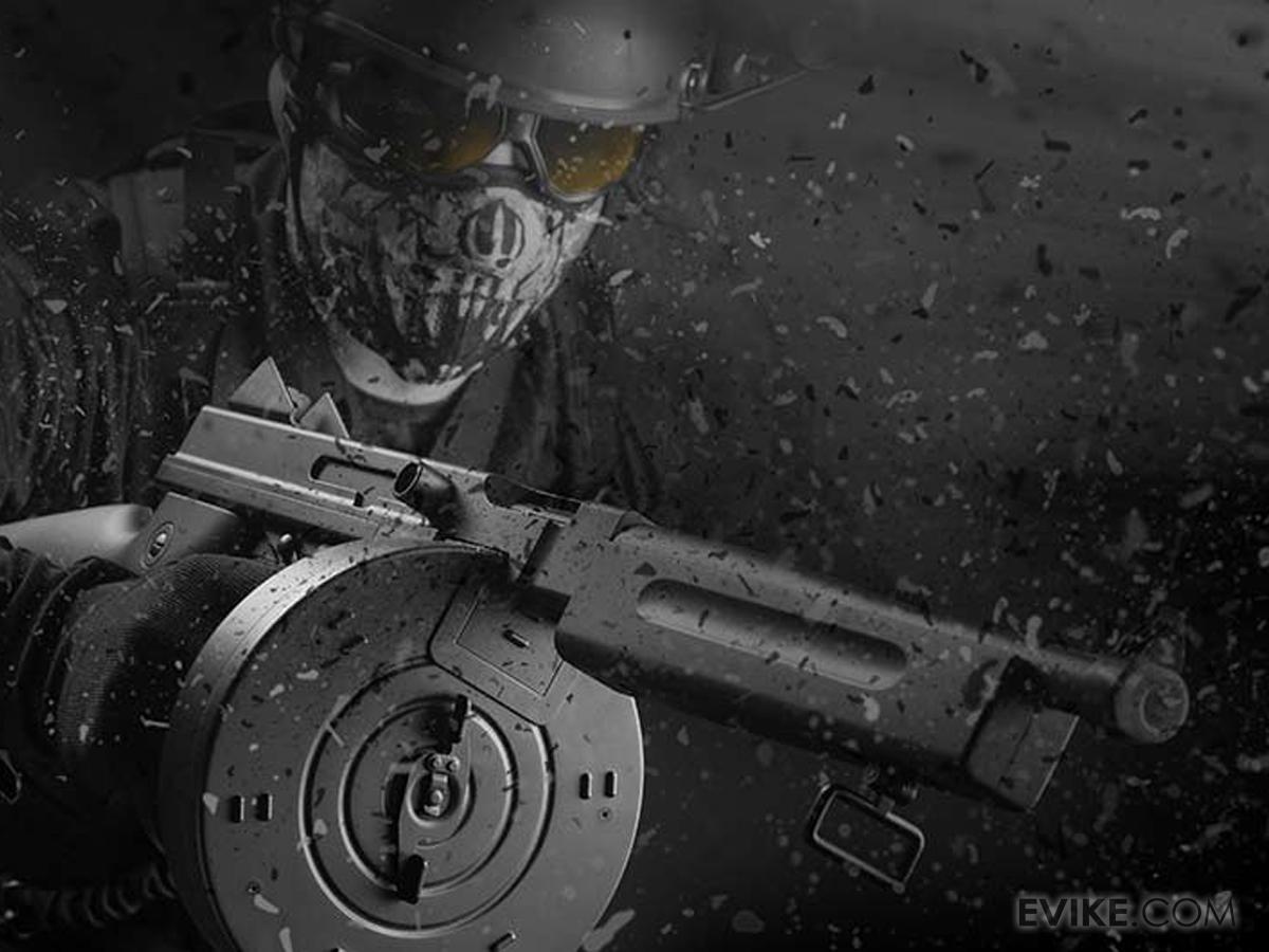 Game Face GFSMG LPAEG Submachine Gun, Airsoft Guns, LPAEG