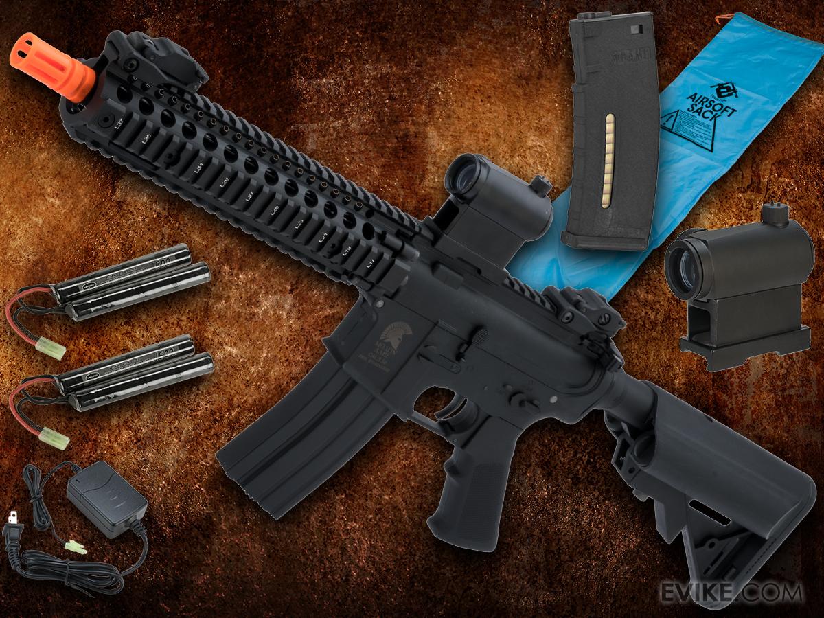 "Go Airsoft Package" Matrix Sportsline M4 Airsoft AEG Rifle w/ G2 Micro