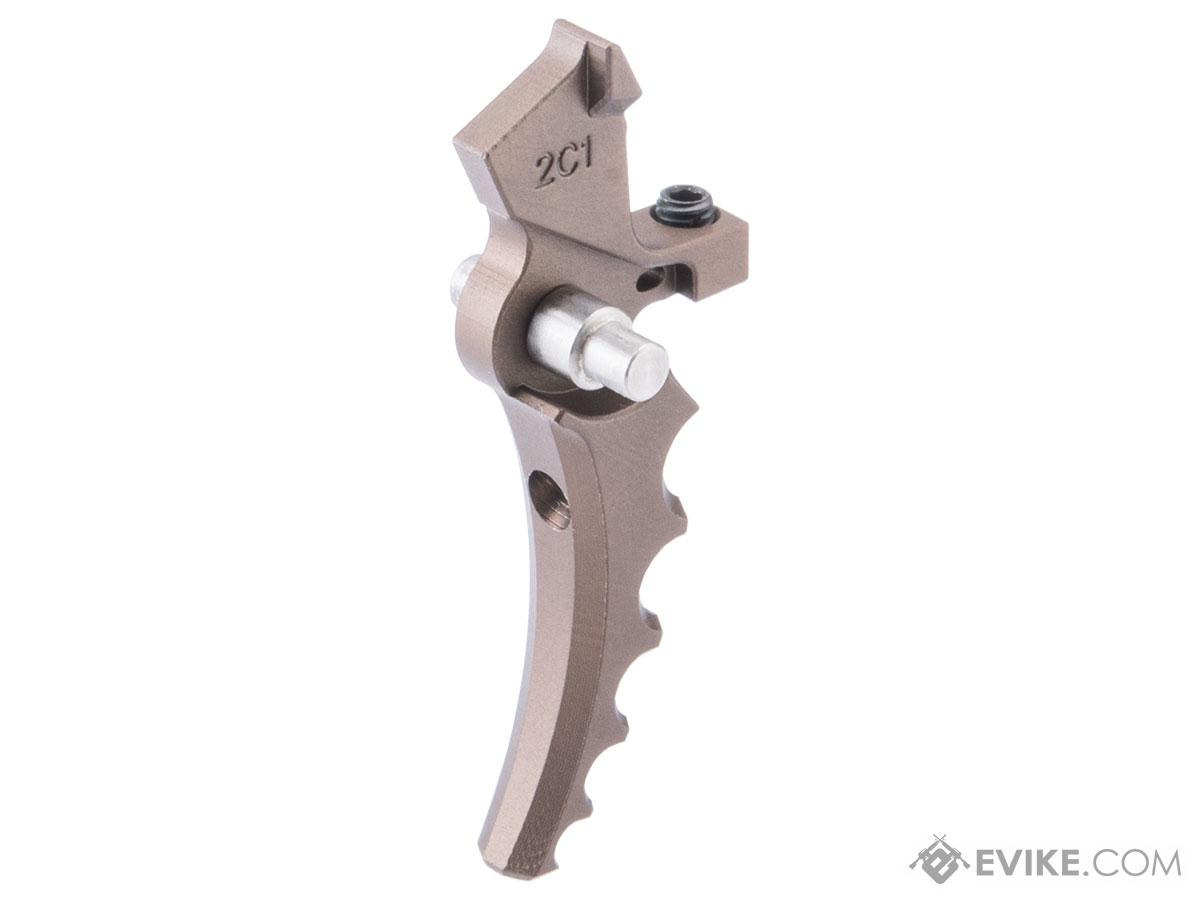 GATE Nova CNC Machined Aluminum Adjustable Trigger (Color: Matte Dark Earth / 2C1)