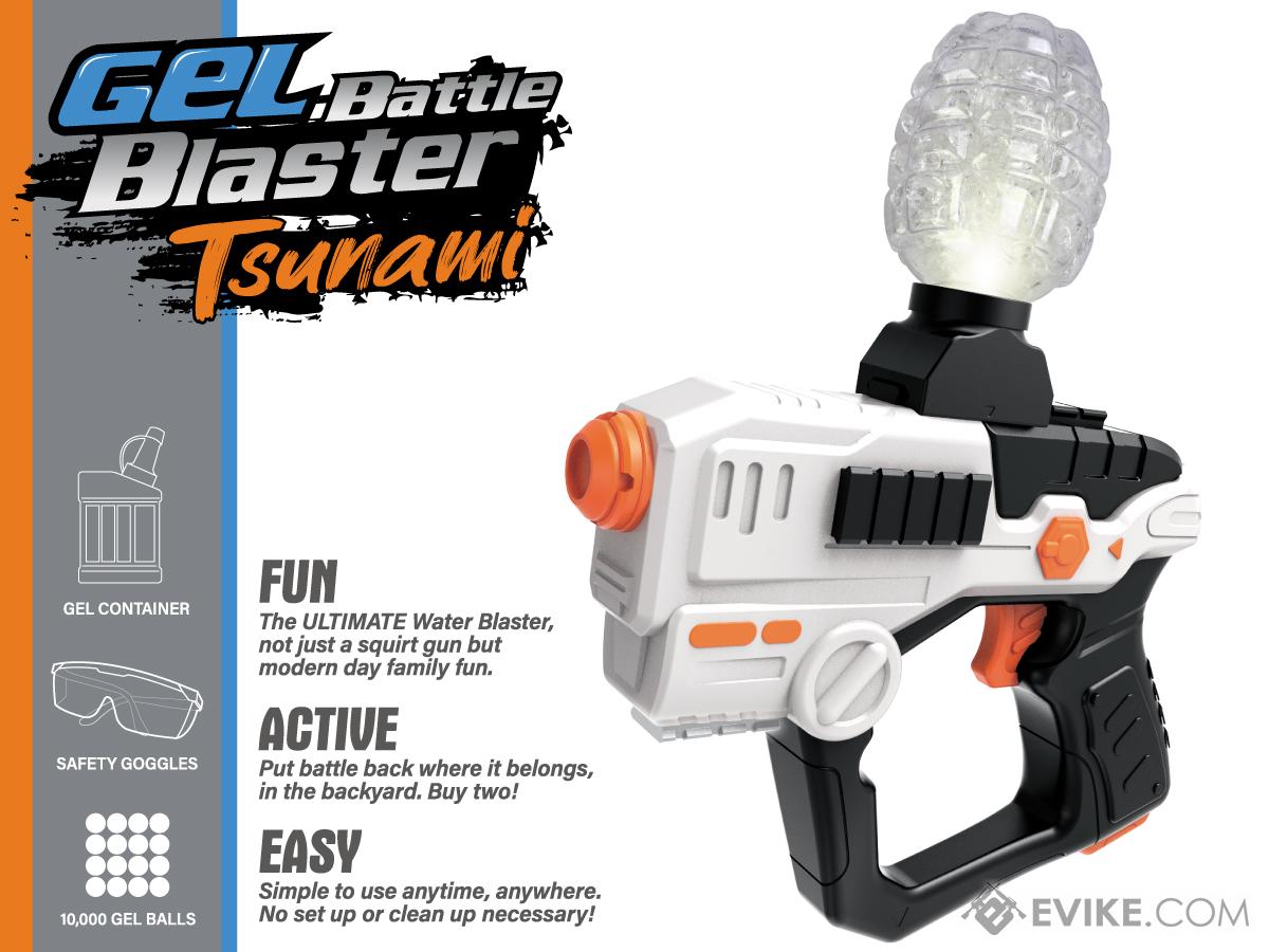 Gel Ball Blaster P226, 10,000 Gel Balls, Rechargeable Battery, Goggles