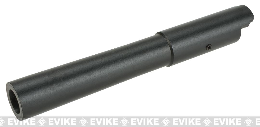 5KU Aluminum Fixed Outer Barrel for Tokyo Marui 5.1 Hi-Capa Airsoft Pistols (Color: Black)