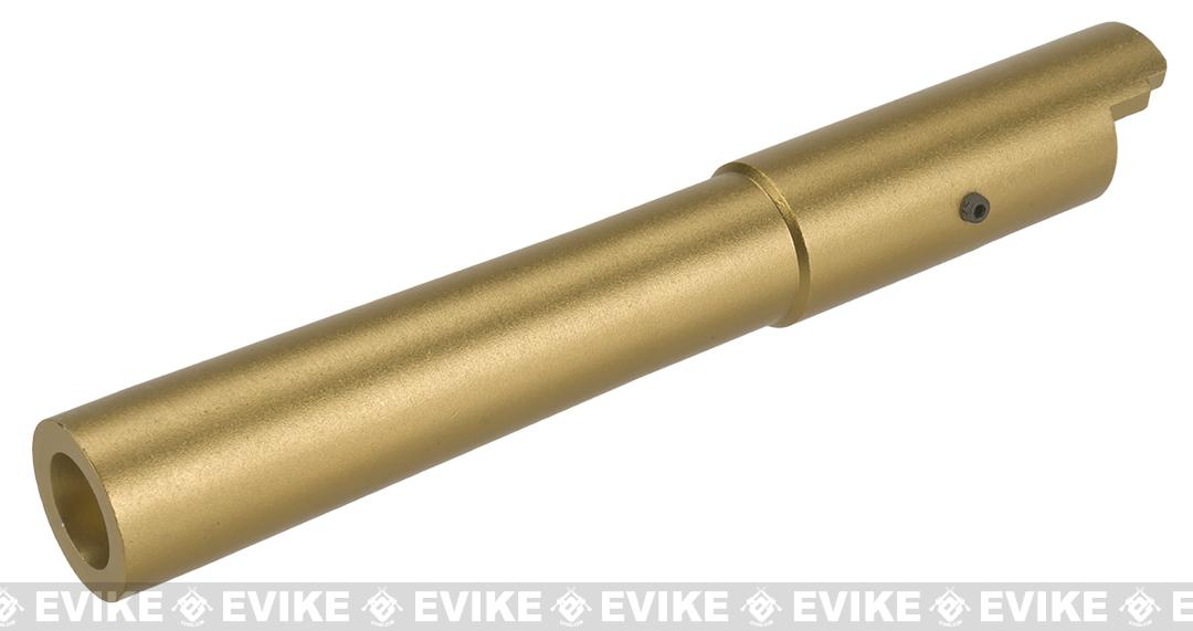 5KU Aluminum Fixed Outer Barrel for Tokyo Marui 5.1 Hi-Capa Airsoft Pistols (Color: Gold)