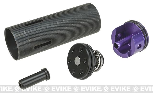 Lonex Complete Internal Upgrade Series Enhanced Cylinder Set for Airsoft AEG Rifles (Model: MP5-K / POM Ventilation Type)