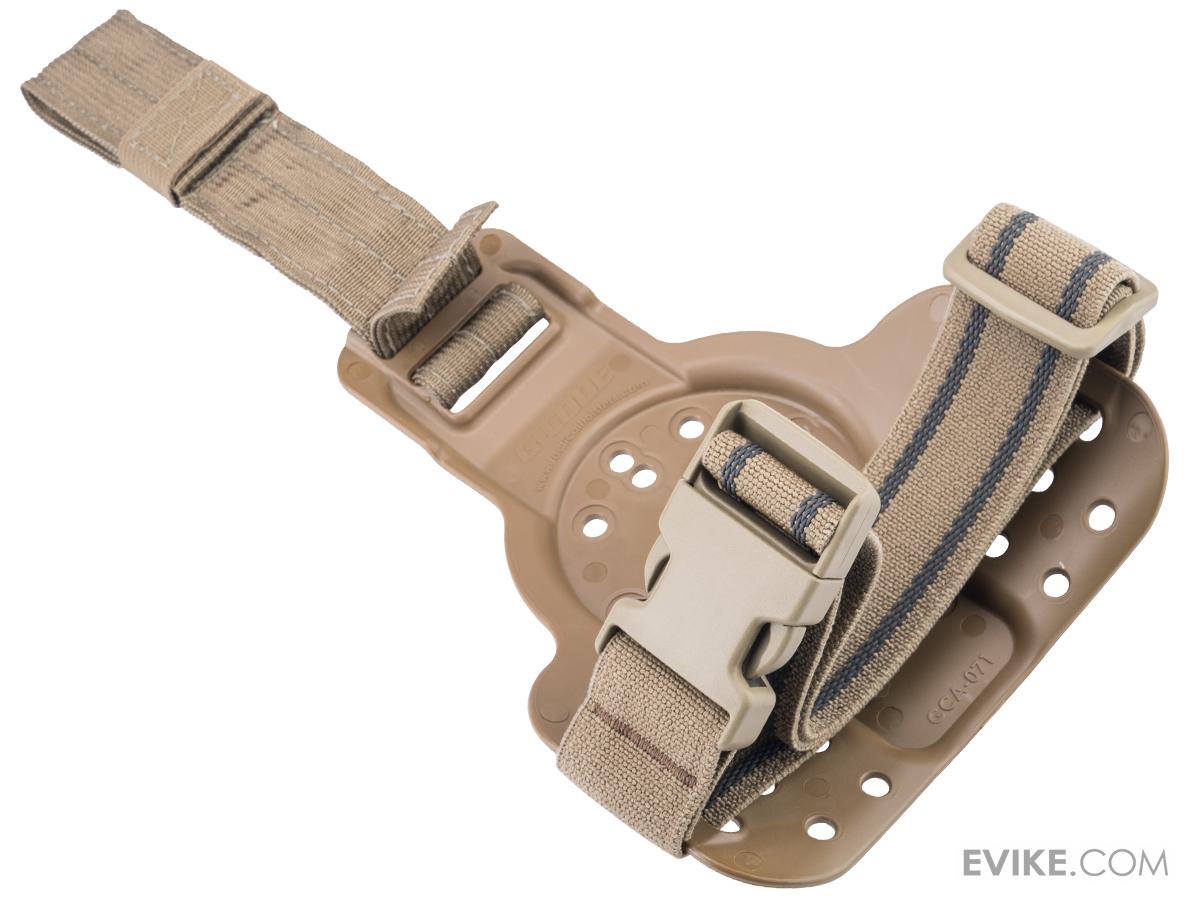 GCode DLS Tactical Kydex Drop Leg Holster Panel w/ Single Leg Strap