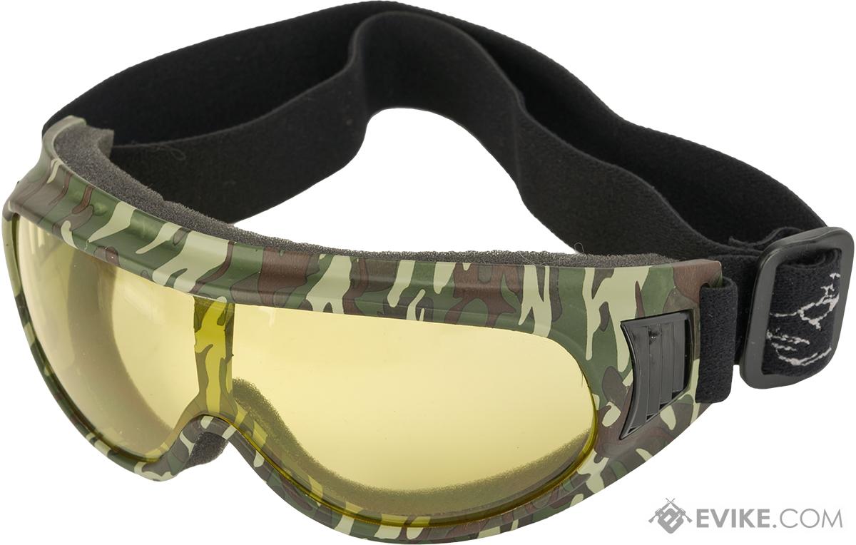 GuardDogs Commander 1 Goggles (Color Camo / Yellow Lens), Tactical