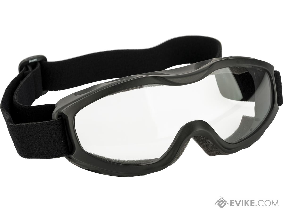 Guard-Dogs Evader II FogStopper Full Seal Goggles (Color: Matte Black / Clear)