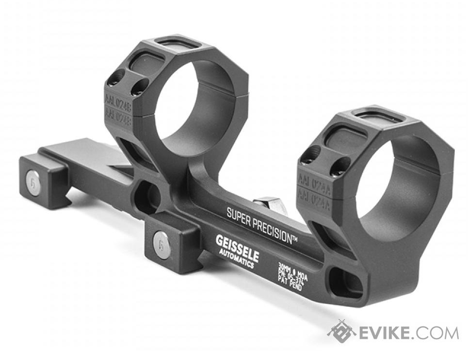 GEISSELE Automatics Super Precision 30mm Scope Mount for AR15 / M4 Rifles (Model: Hyper Extended / Black)