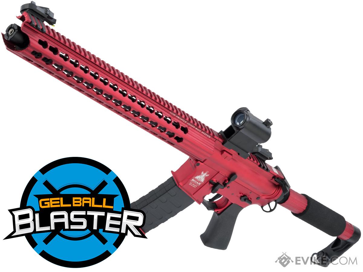 Battle Blaster Semi Automatic 7.5mm Water Gel Ball Rifle (Model: M4  Contractor - Competition Red), MORE, Gel Ball Blasters -  Airsoft  Superstore