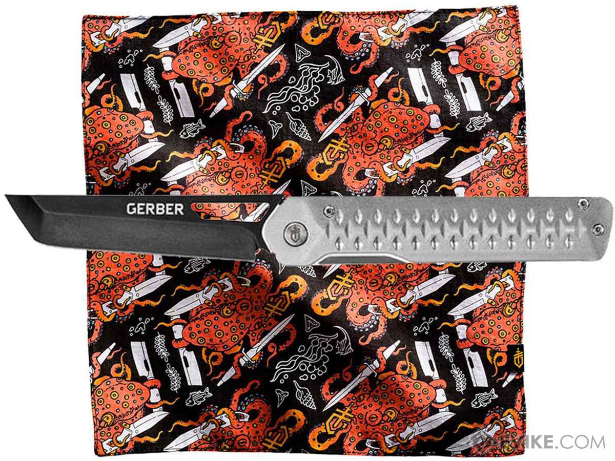 Gerber Classic Kit Ayako Clip Folding Pocket Knife w/ Octo Hank Cloth