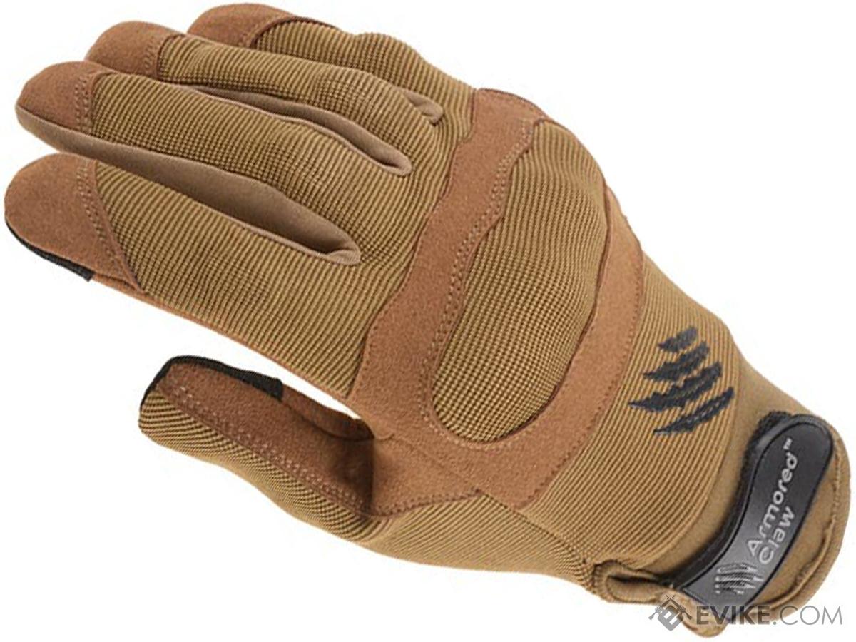 Armored Claw Shield Flex Tactical Glove (Color: Tan / Medium)