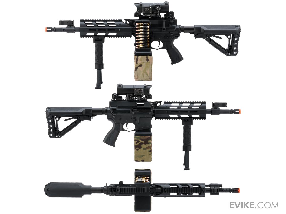 G G Cm16 Lmg Airsoft Aeg Light Machine Gun Color Black Airsoft Guns Airsoft Electric Rifles Evike Com Airsoft Superstore