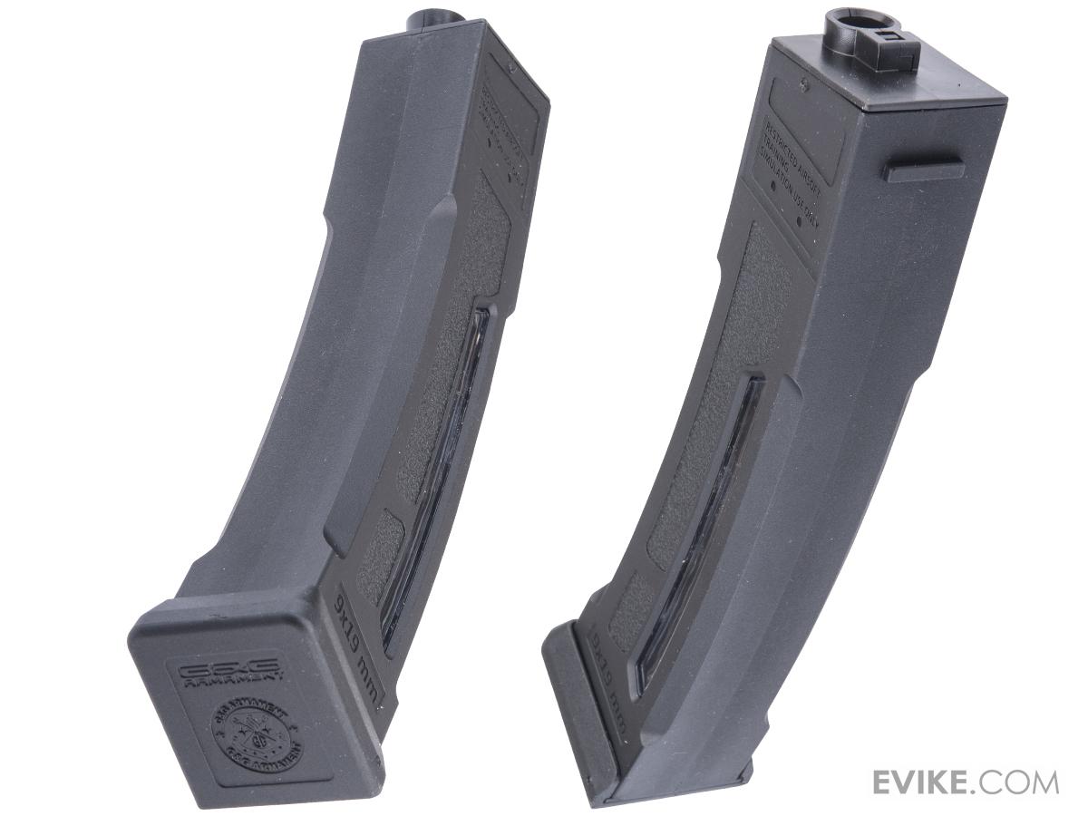 G&G MXC 9 Polymer Windowed Airsoft AEG Magazine (Size 130rd