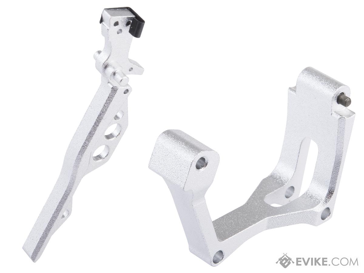 G&G Dress-Up CNC Machined Trigger Set for SSG-1 AEG Rifles (Color: Ice)