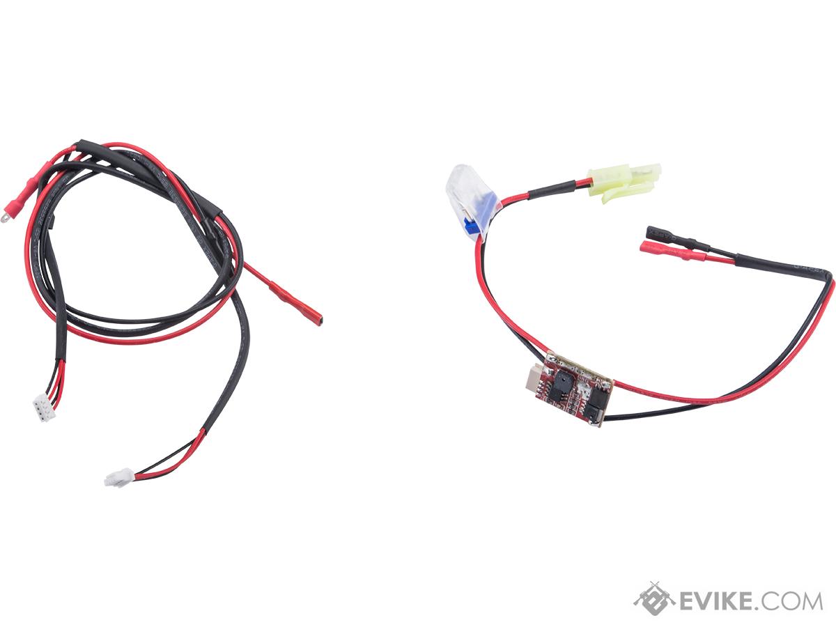 G&G ETU 2.0 and MOSFET 4.0 Wiring Set for Version 2 AEG Gearboxes (Model: Rear Wired / Vertical Trigger)