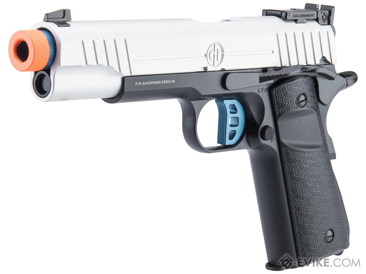 G&G GX45 MkI Gas Blowback Airsoft Pistol (Color: Two-Tone Silver)