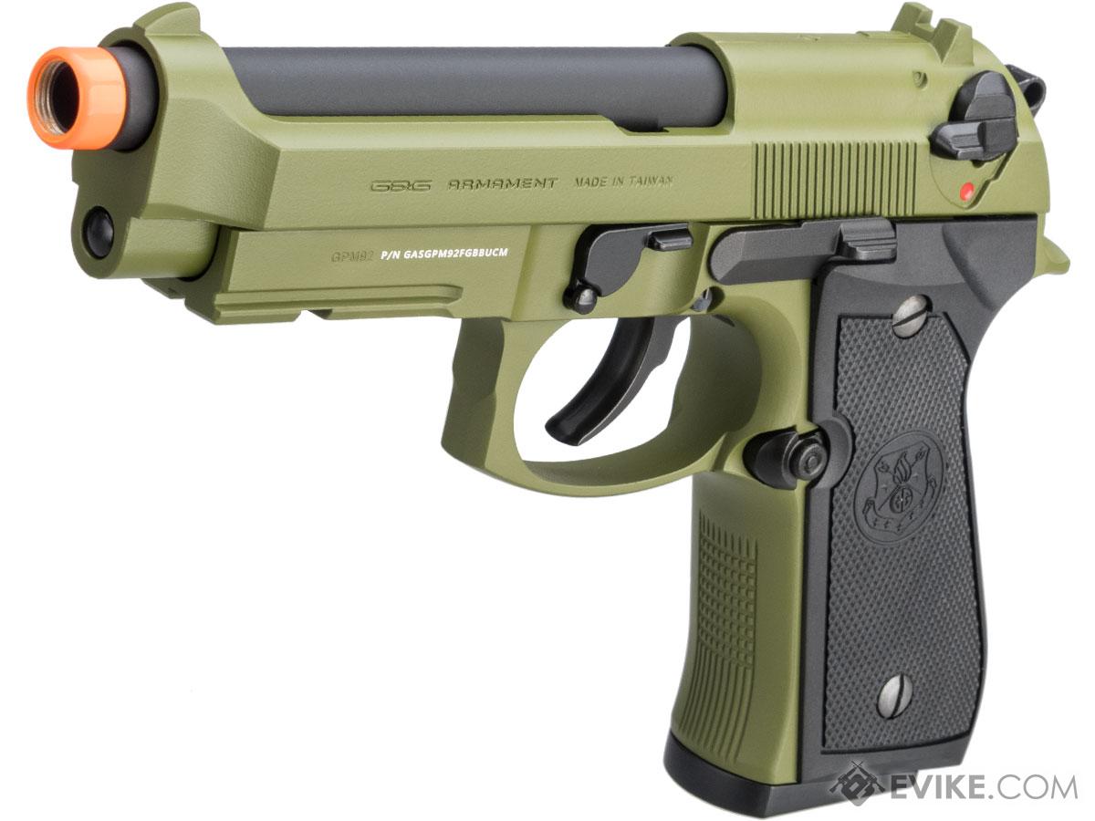 Green Gas Blowback Airsoft Pistols