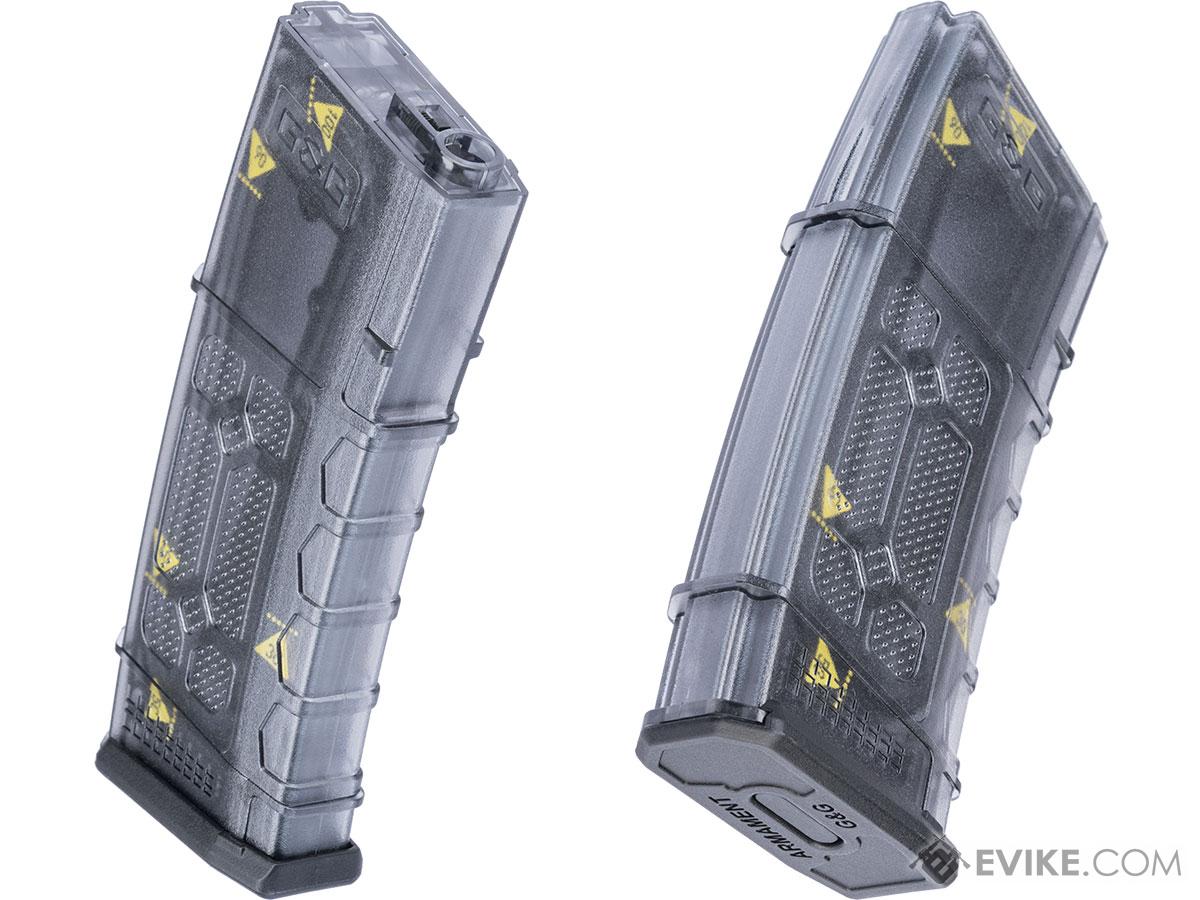 G&G Polymer 150rd MidCap Magazine for M4 / M16 Series Airsoft AEG Rifles (Color Translucent