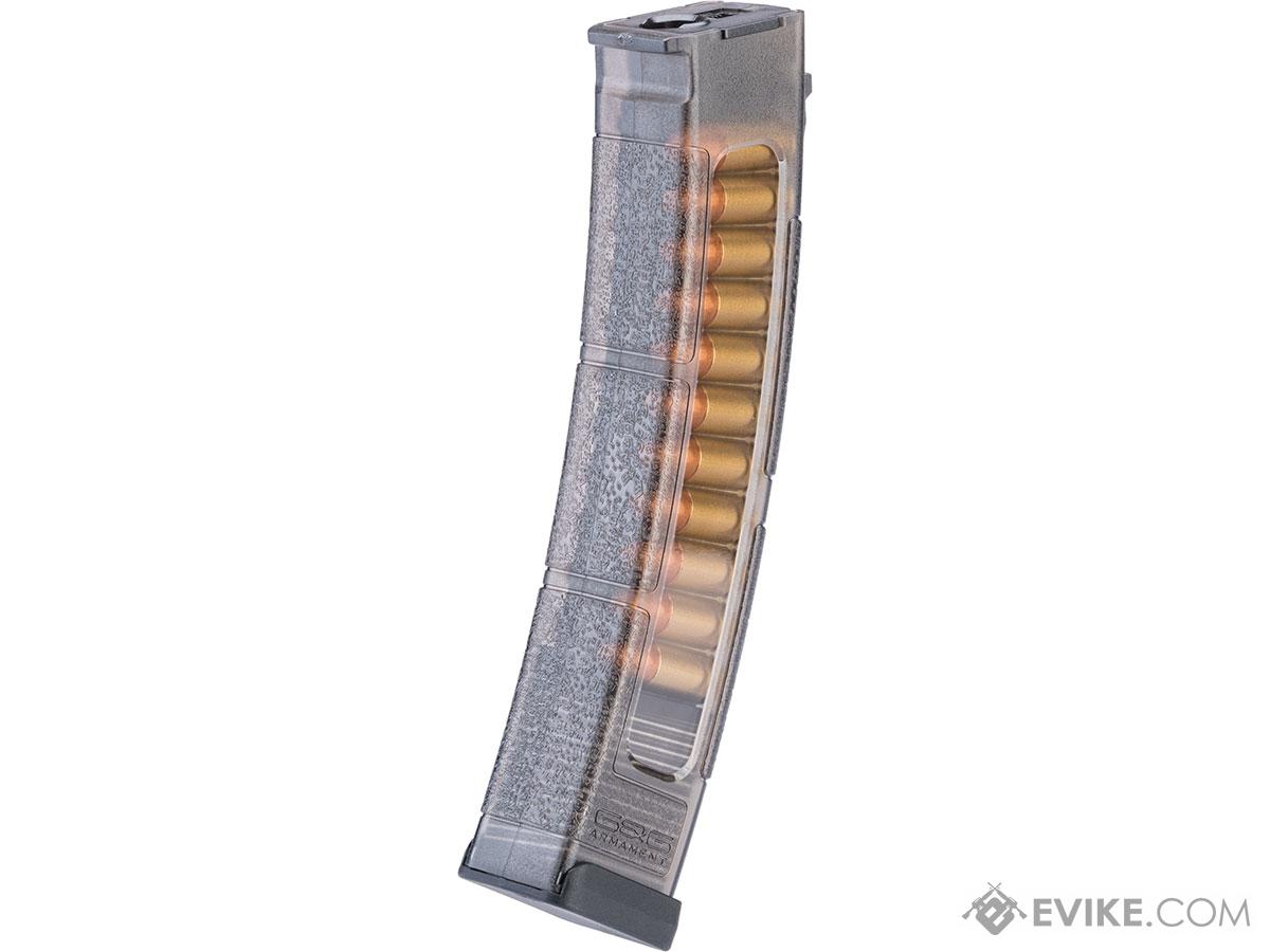 G&G PRK9 Translucent Polymer Airsoft AEG Magazine (Capacity: 40 Round / Mid Cap)