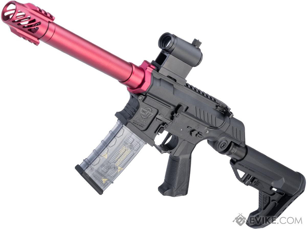 G&G SSG-1 USR Airsoft AEG Rifle w/ Variable Angle Stock and ETU MOSFET (Color: Red / Battery and Charger Package)