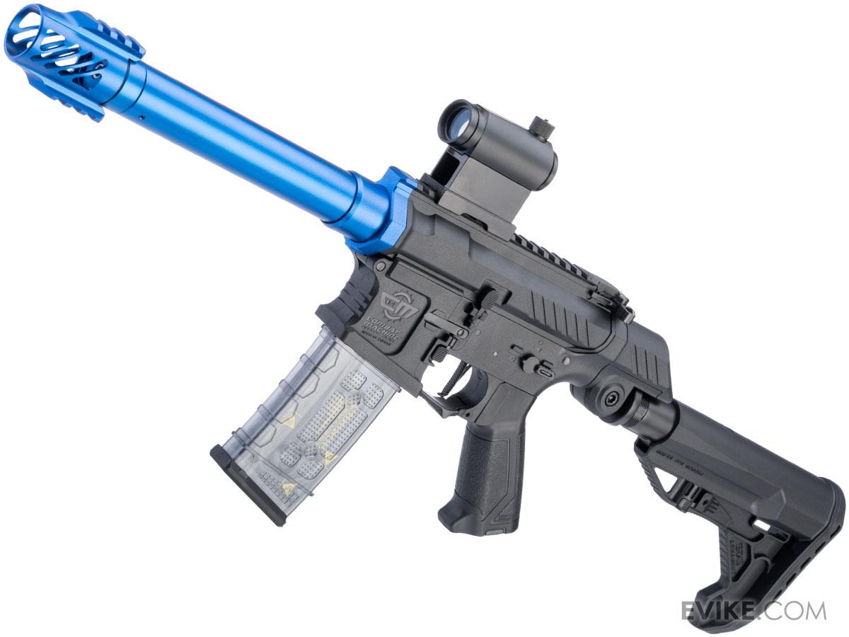 G&G SSG-1 USR Airsoft AEG Rifle w/ Variable Angle Stock and ETU MOSFET (Color: Blue / Battery and Charger Package)