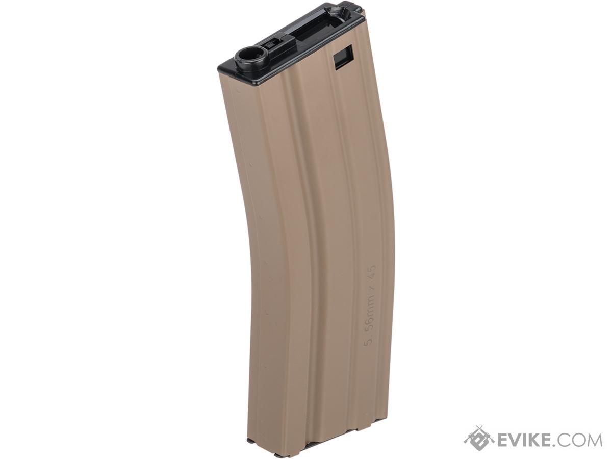 G&G Metal 450rd Hi-Cap Magazine for M4/M16 Series Airsoft AEG Rifles (Color: Desert Tan)