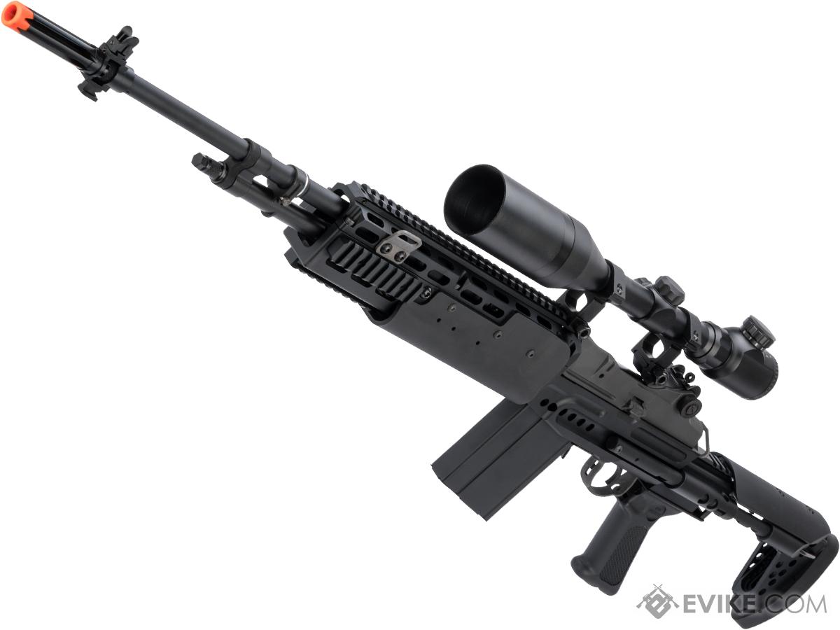 G&G Top Tech M14 HBA Full Metal Full Size Airsoft AEG Rifle - (Package: Gun Only)