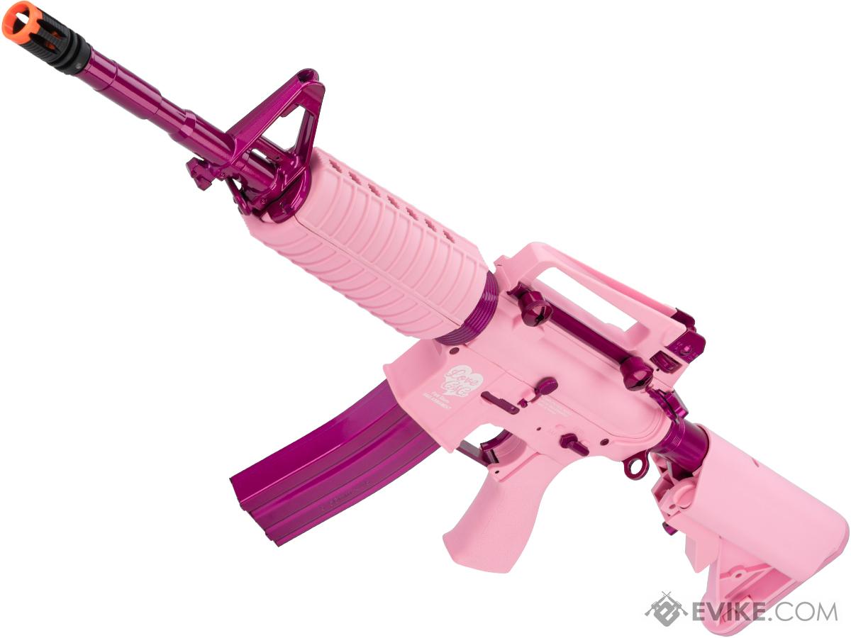 G&G M4 Carbine Femme Fatale Special Edition M4 Combat Machine Airsoft AEG Rifle (Package: Pink / Gun Only)