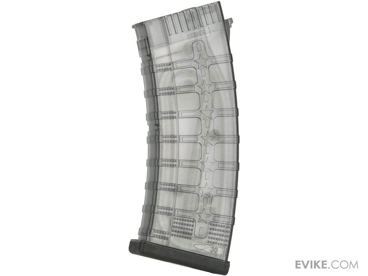 G&G RK74 CQB 115 Round Mid-Cap Magazine for RK and AK Series Airsoft AEGs (Color: Translucent)