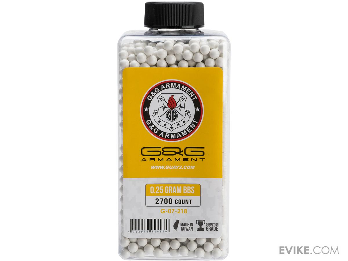 G&G Airsoft Precision 6mm Airsoft BBs (Weight .25g / 2700 Rounds