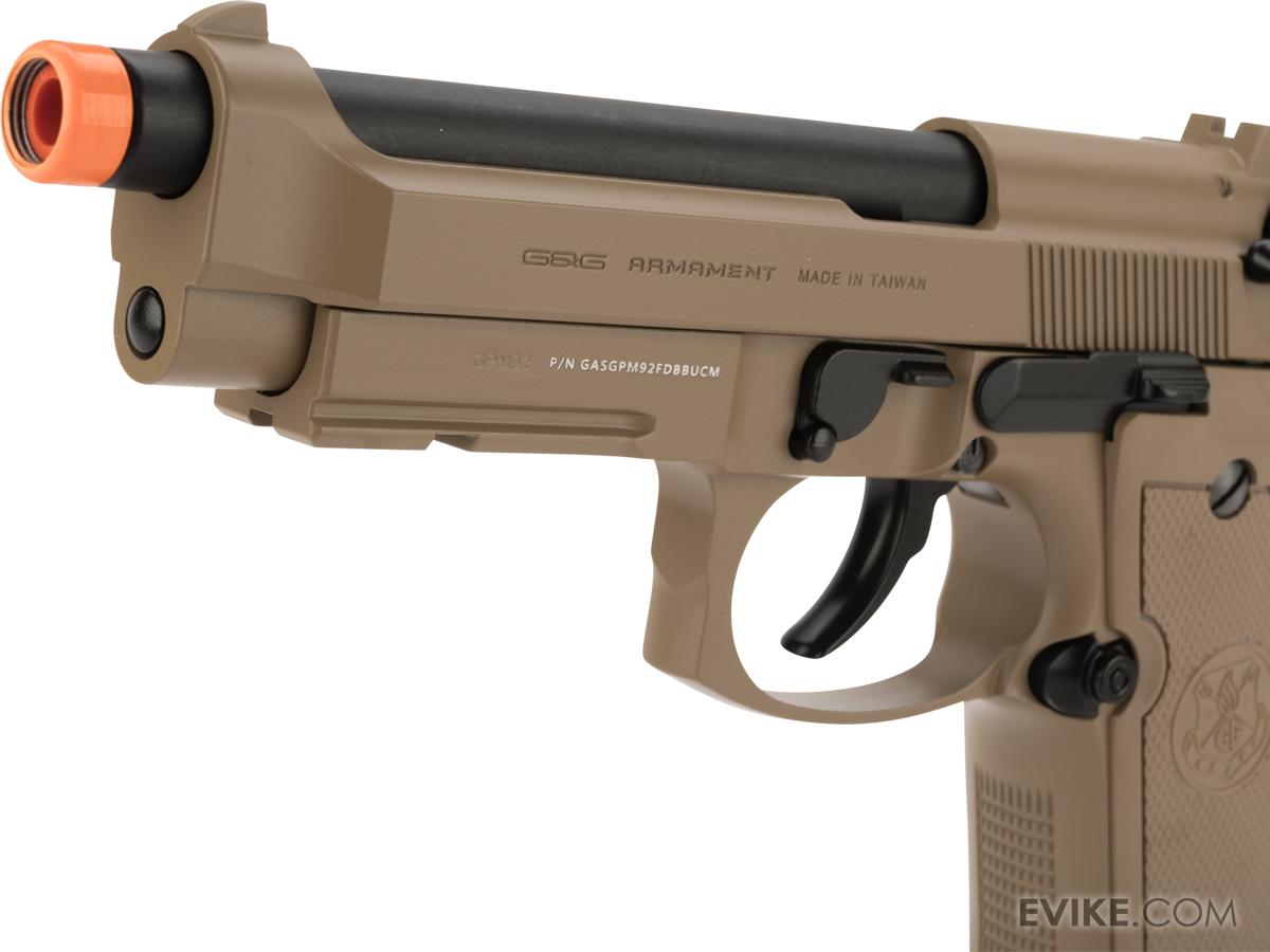 G&G GPM92 Gas Blowback Airsoft Pistol (Color Desert Tan), Airsoft Guns
