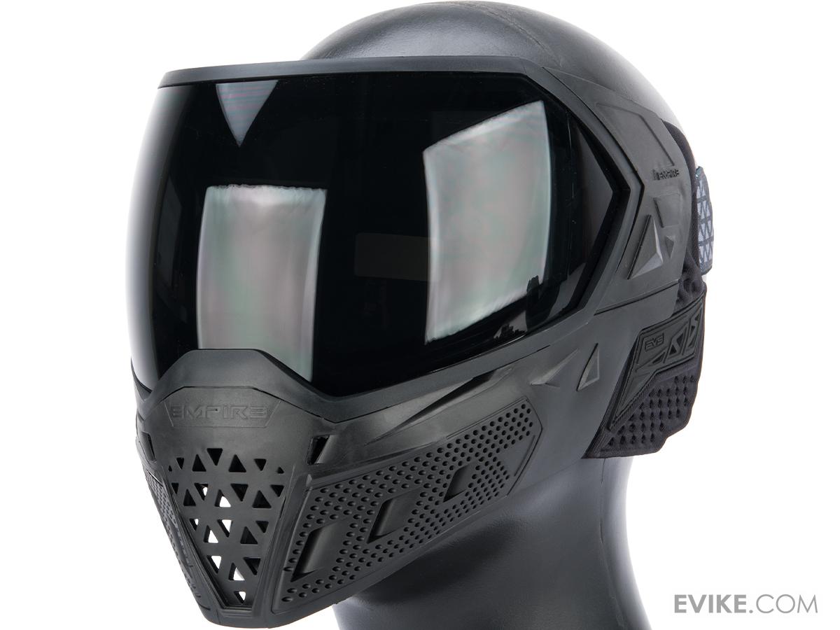 Empire Paintball EVS Full Face Mask (Color: Black / Clear Thermal Lens)