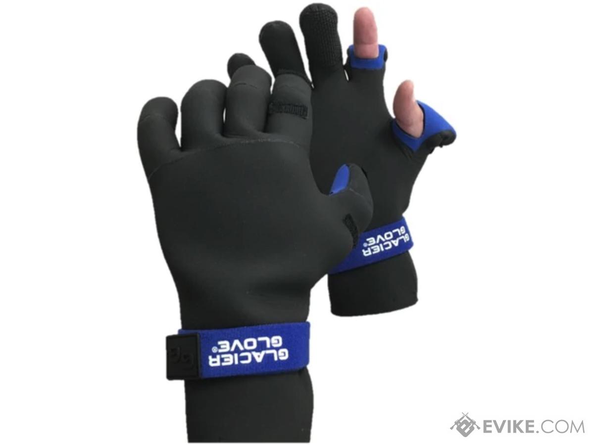 Glacier Gloves Pro-Angler Neoprene Gloves (Size: Black / X-Large)