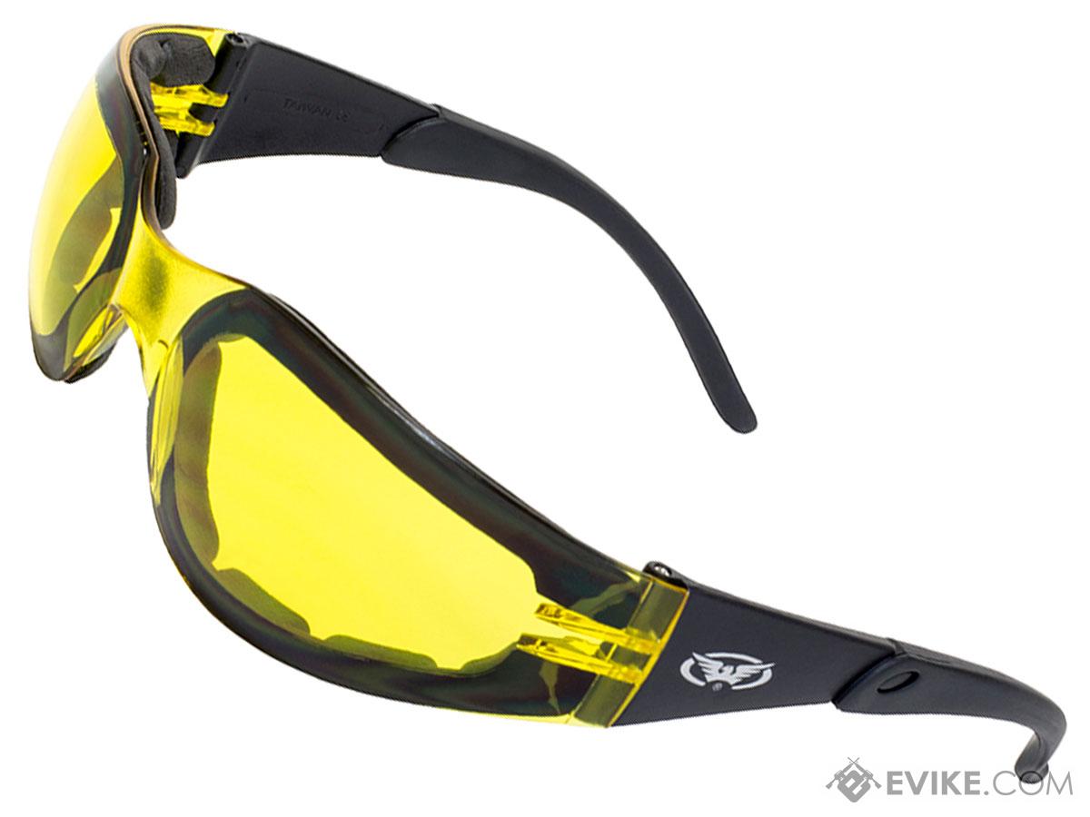 Global Vision Rider Plus Safety Glasses (Model: Yellow Lenses)