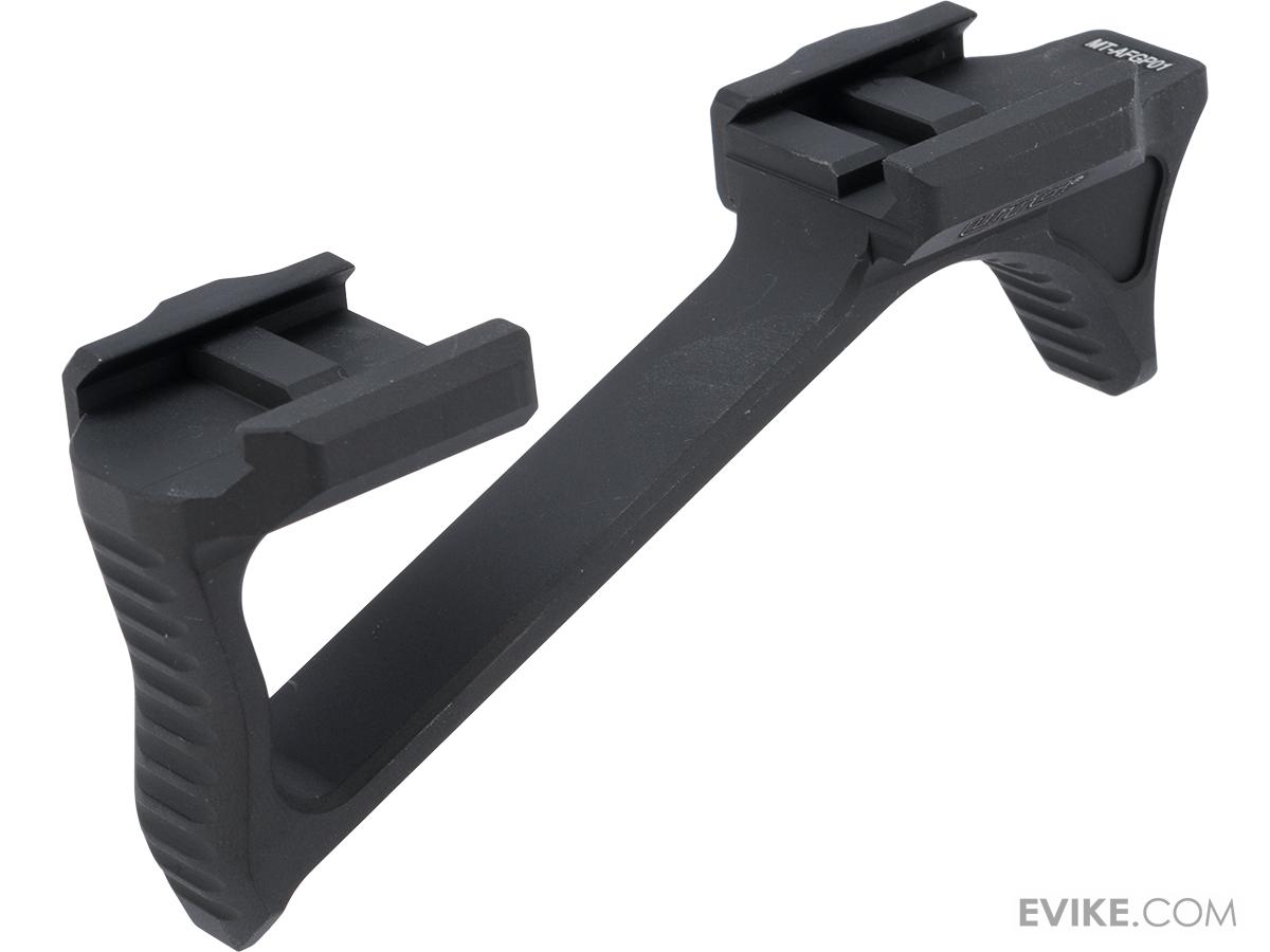 UTG CNC Aluminum Ultra Slim Angled Foregrip (Model: Picatinny / Matte Black)