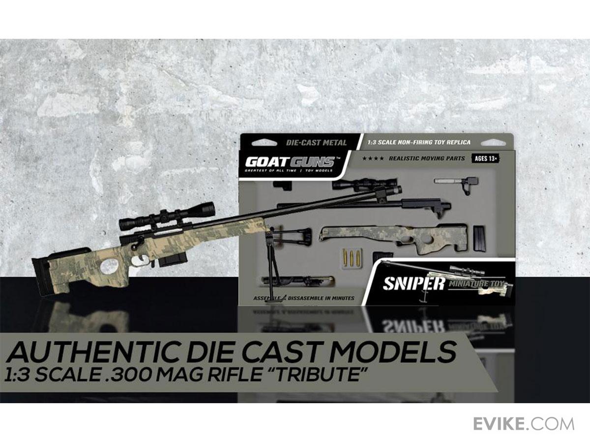 GOAT GUNS SNIPER ミニチュアトイ Amazon.com: GoatGuns Miniature Sniper Model Black | 1:3