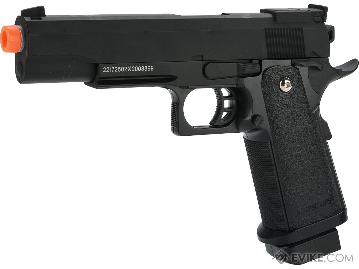 Golden Eagle 3002T Hi-Capa Style Spring Powered Airsoft Pistols (Color: Black)