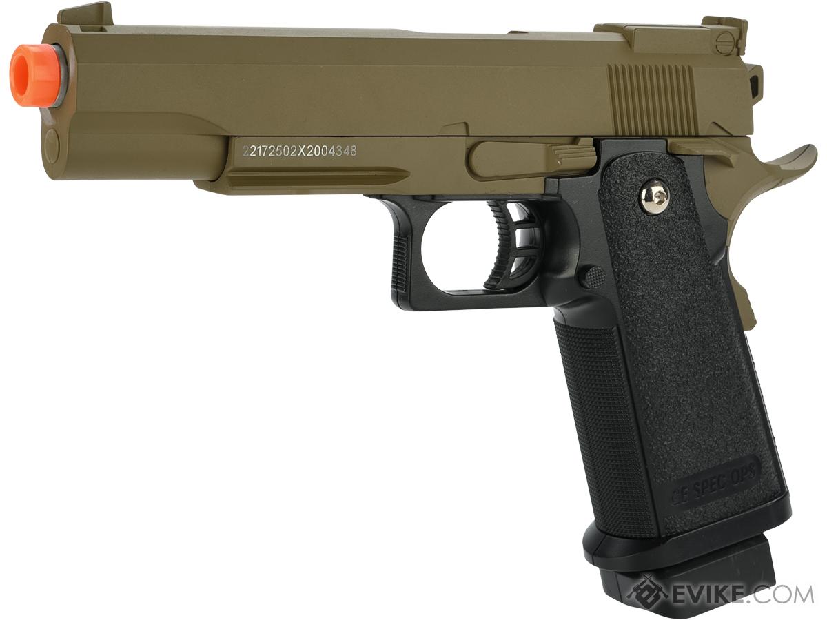 Golden Eagle 3002T Hi-Capa Style Spring Powered Airsoft Pistols (Color: Tan)